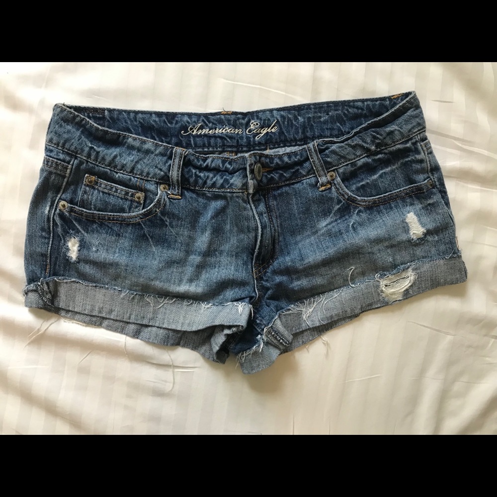 American Eagle Outfitters Distressed Denim Short